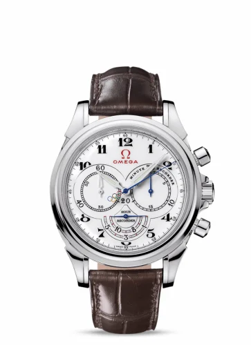 Omega De Ville Co-Axial 41 Chronoscope Stainless Steel / White / Olympic 422.13.41.50.04.001 (42213415004001)